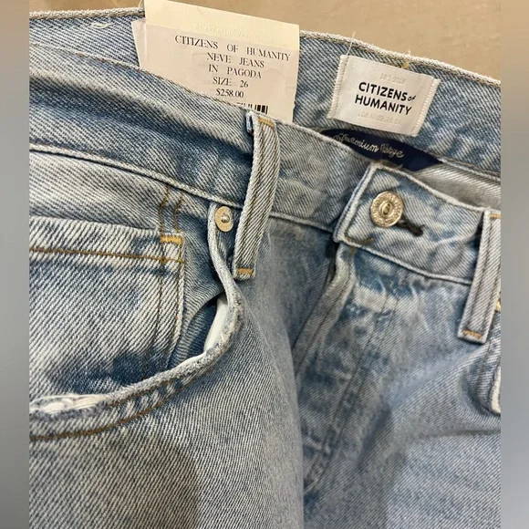 NWT Citizens Of Humanity nuve jeans size 26
